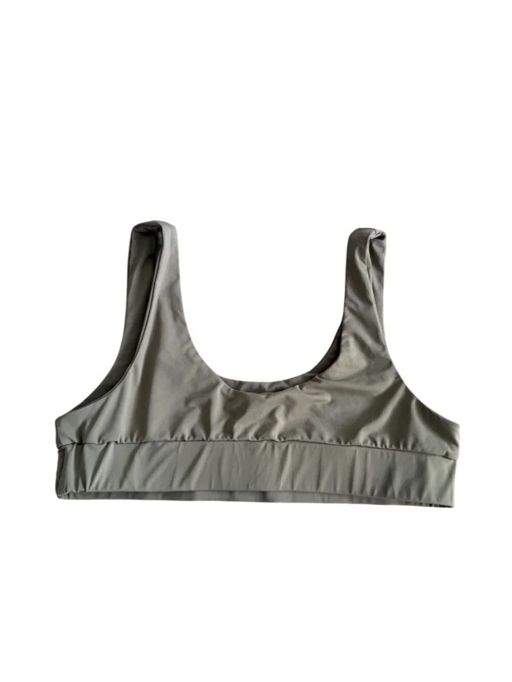 MYRA SWIM Olive Green Swim Bikini Top Size Small